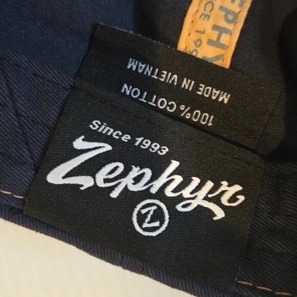 Emory University Hat Cap Strap Back Blue Casual Cotton Dad Cap Zephyr One Size - Picture 11 of 14